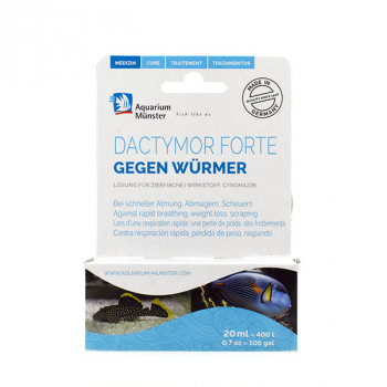 DACTYMOR FORTE 20 ml - gegen Haut-, Kiemen-, Bandwürmer